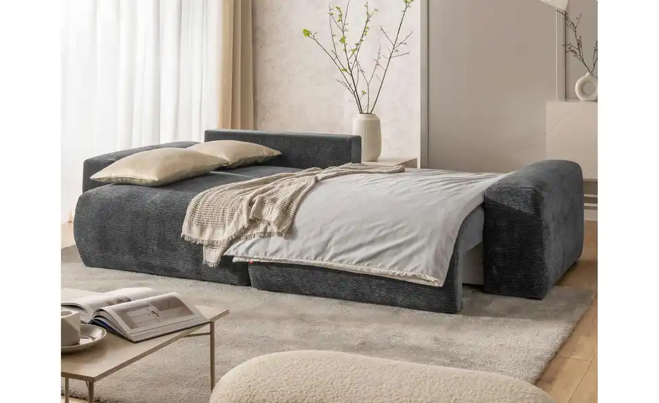 S-STYLE Ecksofa Puffy mit Schlaffunktion, Funktionsansicht