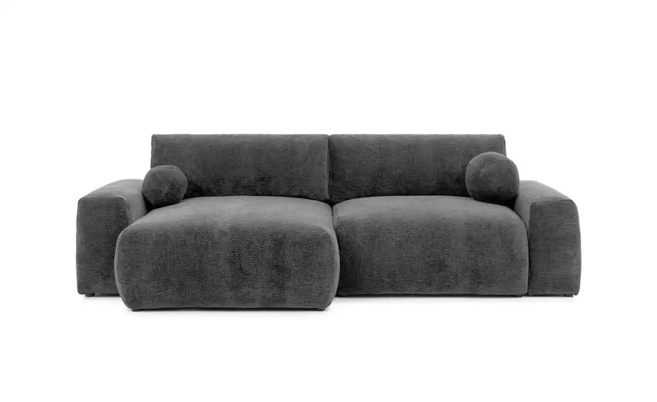 S-STYLE Ecksofa Puffy mit Schlaffunktion, Frontansicht
