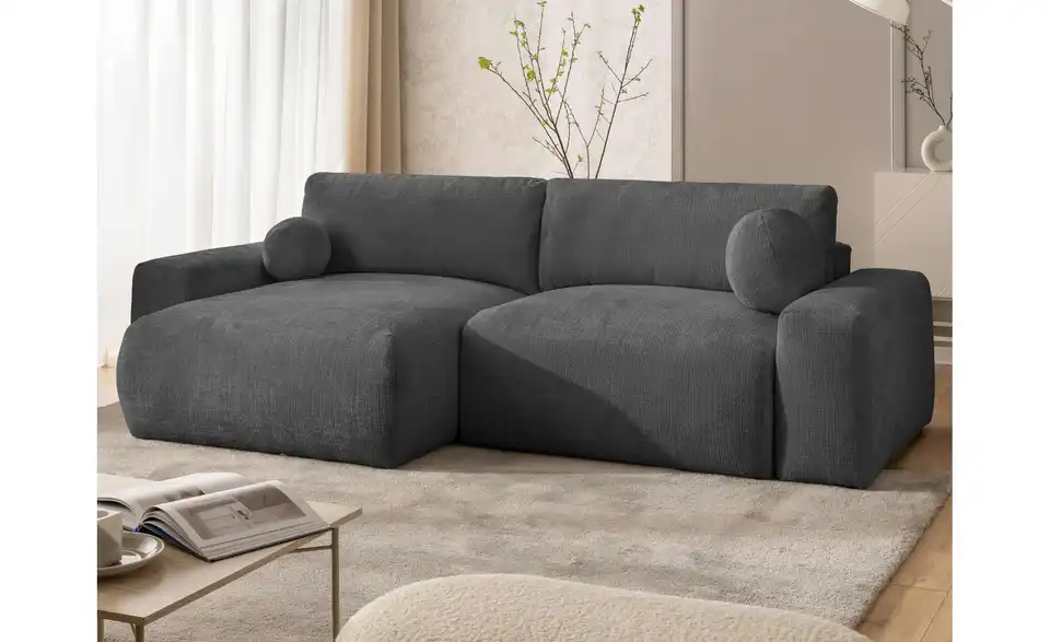 S-STYLE Ecksofa Puffy mit Schlaffunktion, in Wohnsituation