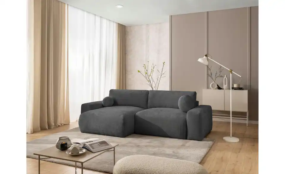 S-STYLE Ecksofa Puffy mit Schlaffunktion, in Wohnsituation