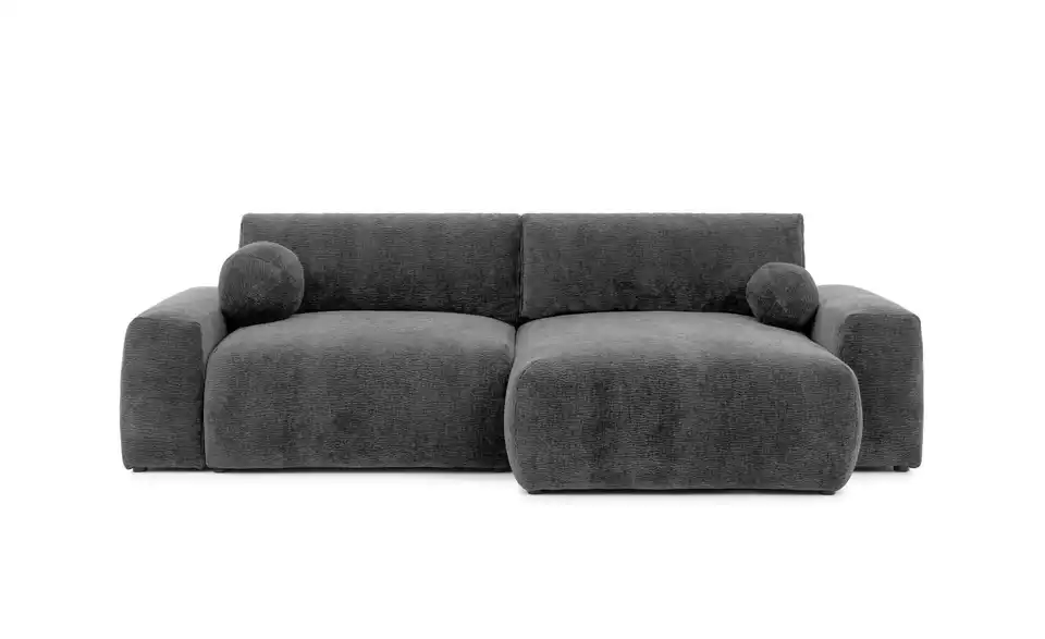 S-STYLE Ecksofa Puffy mit Schlaffunktion, Frontansicht