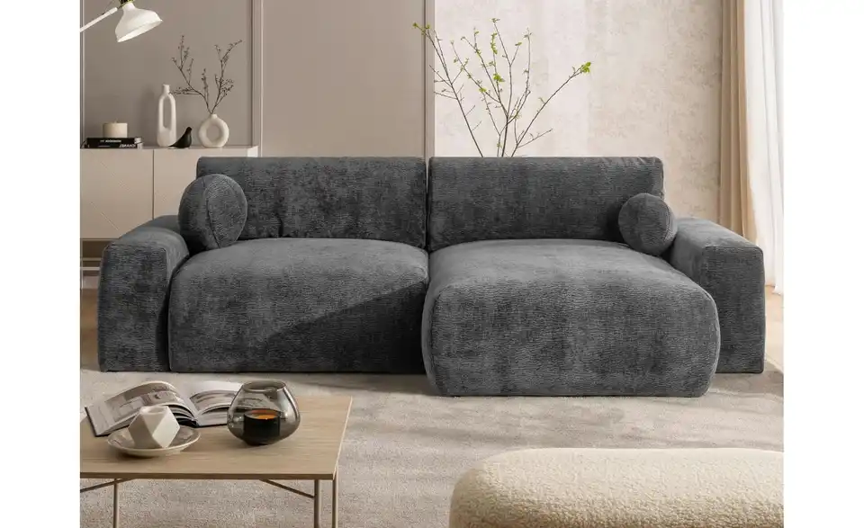 S-STYLE Ecksofa Puffy mit Schlaffunktion, in Wohnsituation