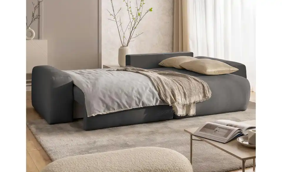 S-STYLE Ecksofa Puffy mit Schlaffunktion, Funktionsansicht
