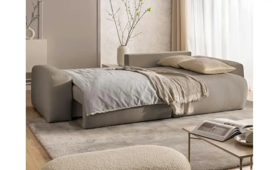 S-STYLE Ecksofa Puffy mit Schlaffunktion, Funktionsansicht