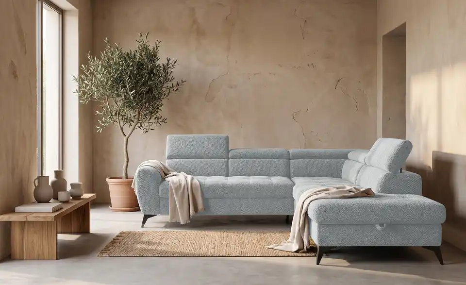 Twist Ecksofa Deen mit Schlaffunktion, in Wohnsituation