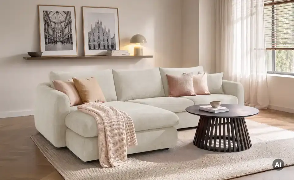 Twist Ecksofa Anika, in Wohnsituation