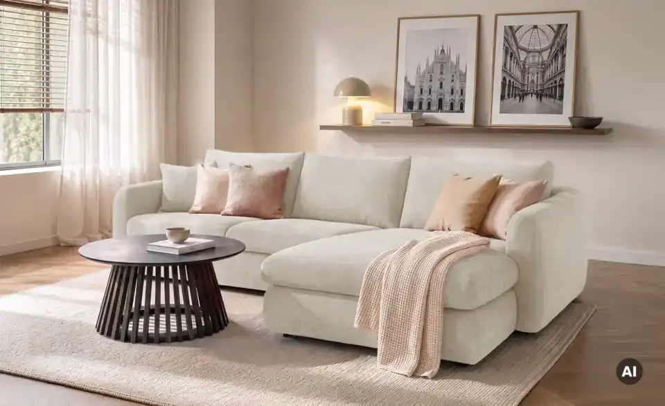 Twist Ecksofa Anika, in Wohnsituation
