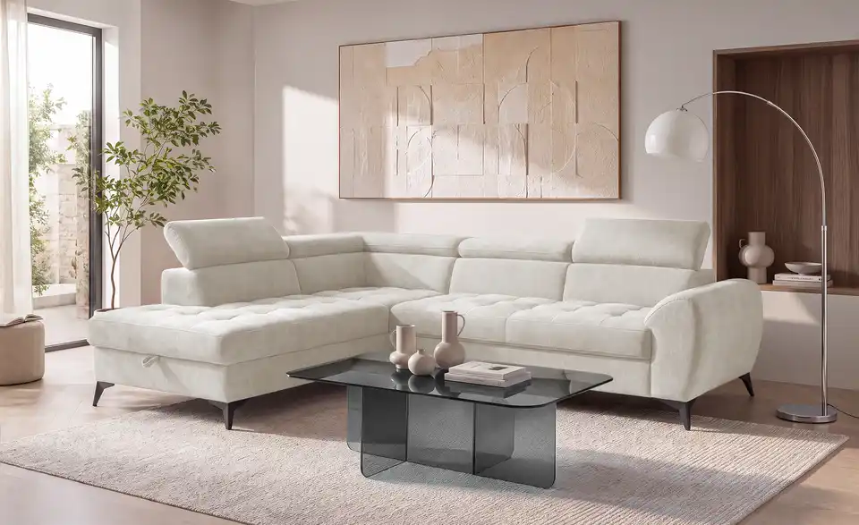 Twist Ecksofa Deen mit Schlaffunktion, in Wohnsituation