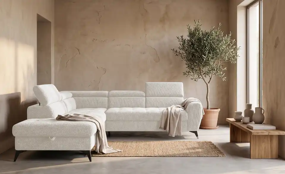 Twist Ecksofa Deen mit Schlaffunktion, in Wohnsituation