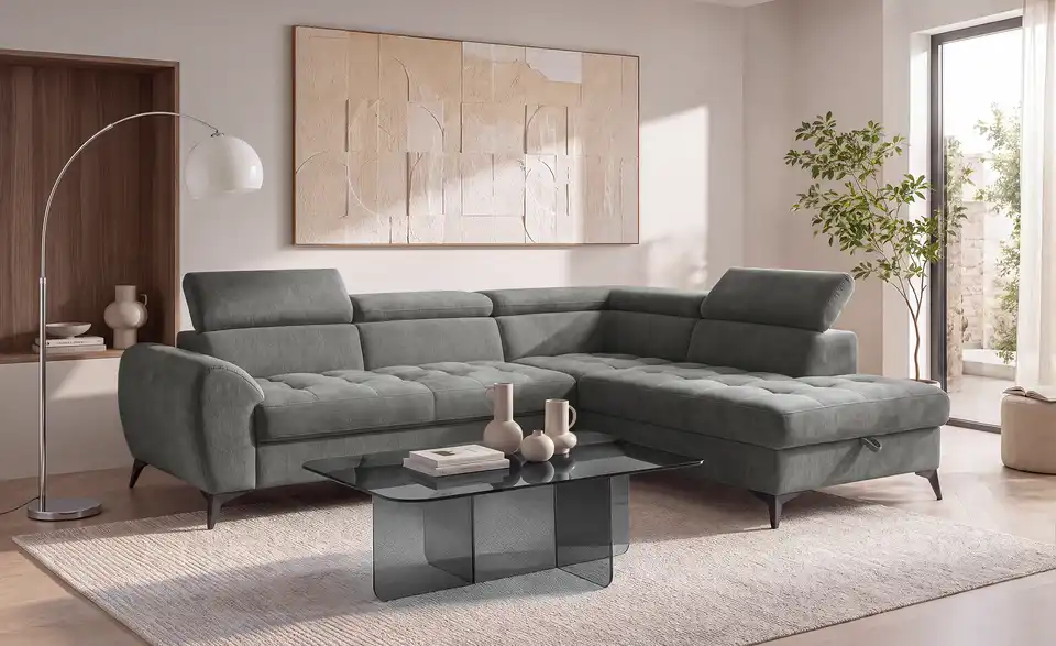 Twist Ecksofa Deen mit Schlaffunktion, in Wohnsituation