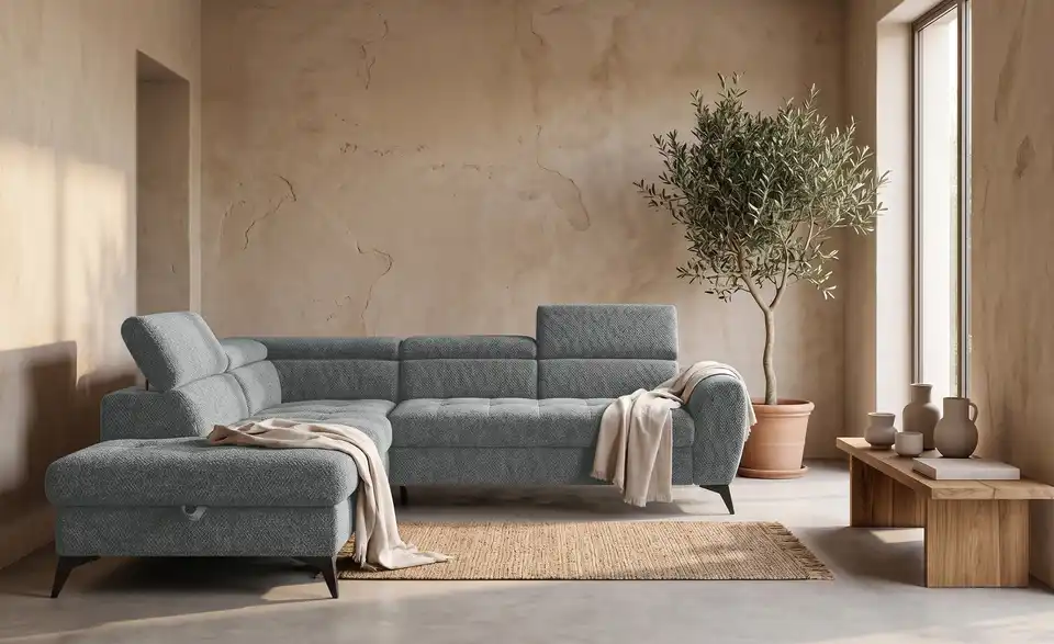 Twist Ecksofa Deen mit Schlaffunktion, in Wohnsituation
