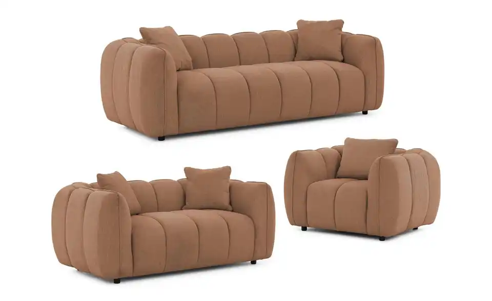 S-STYLE Polstergarnitur 3+2+1 Nubira, Perspektive