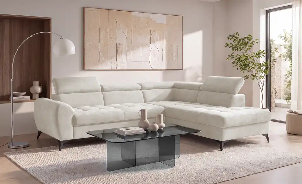 Twist Ecksofa Deen mit Schlaffunktion, in Wohnsituation