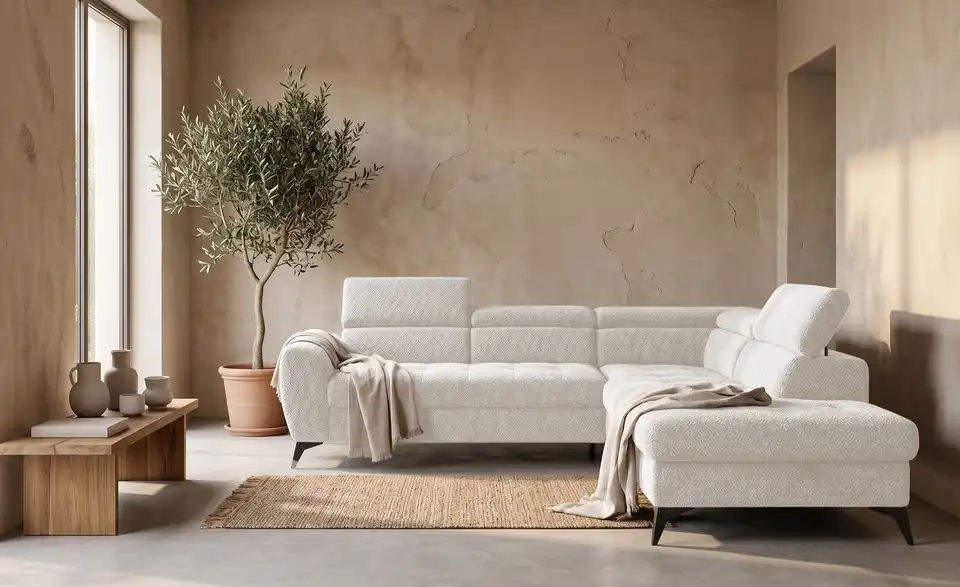 Twist Ecksofa Deen mit Schlaffunktion, in Wohnsituation