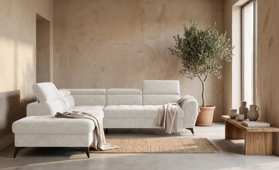 Twist Ecksofa Deen mit Schlaffunktion, in Wohnsituation