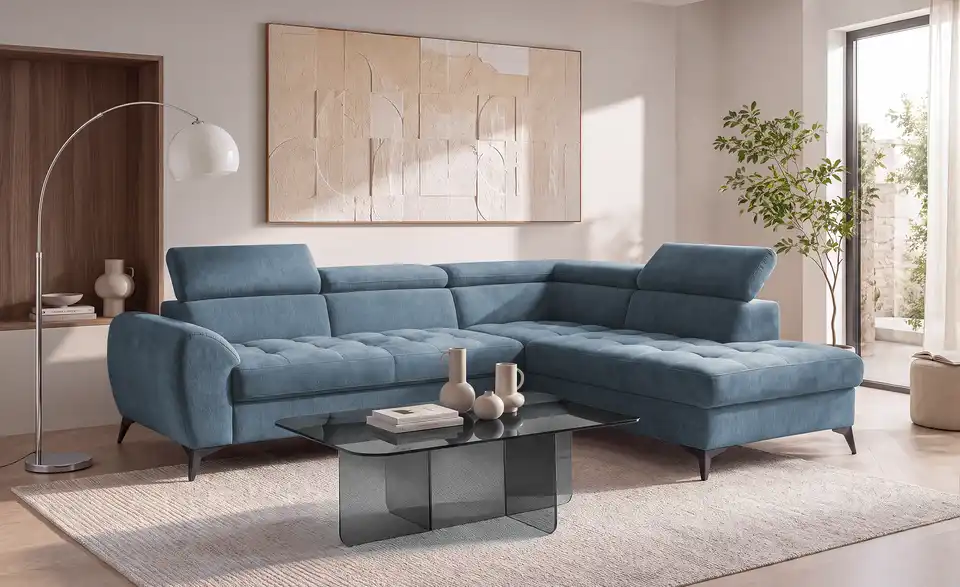 Twist Ecksofa Deen mit Schlaffunktion, in Wohnsituation