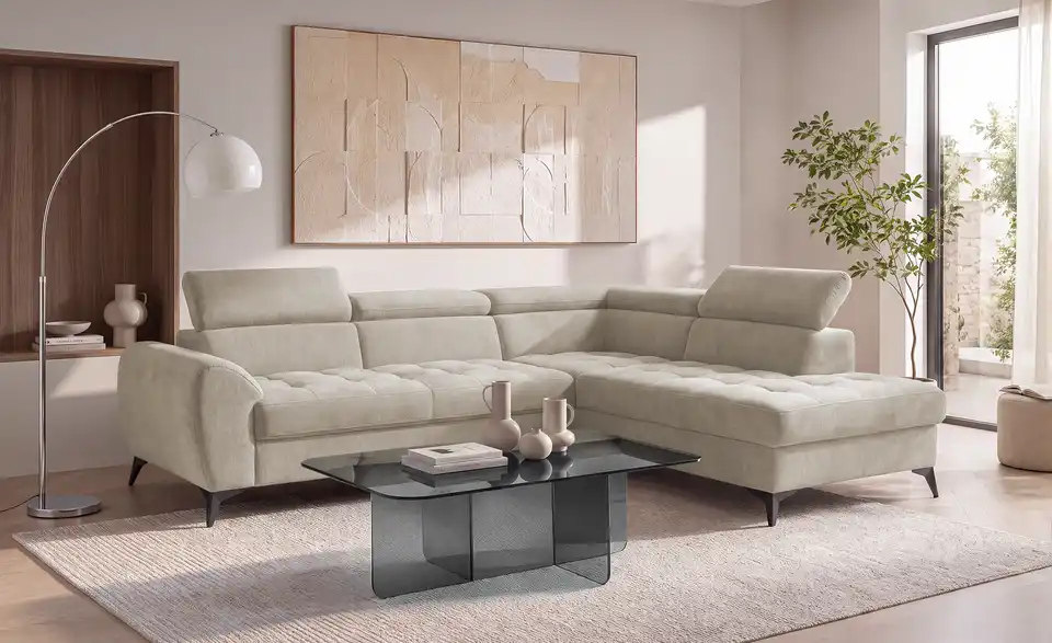 Twist Ecksofa Deen mit Schlaffunktion, in Wohnsituation