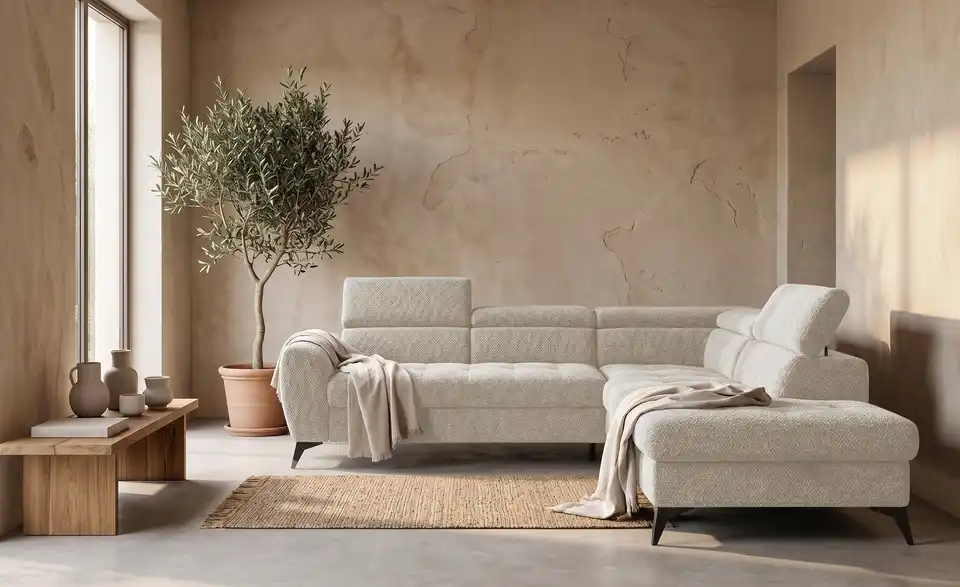 Twist Ecksofa Deen mit Schlaffunktion, in Wohnsituation