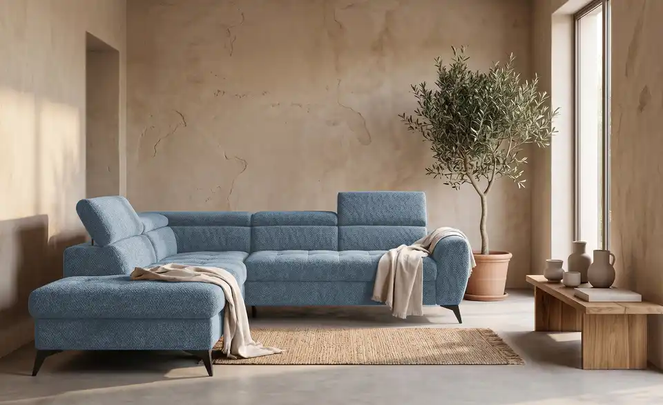 Twist Ecksofa Deen mit Schlaffunktion, in Wohnsituation