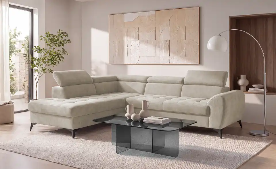 Twist Ecksofa Deen mit Schlaffunktion, in Wohnsituation