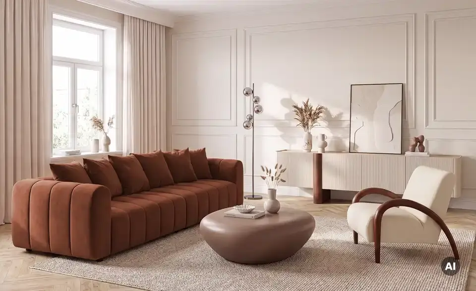 Big Sofa Maila, in Wohnsituation