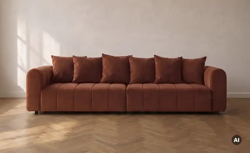 Big Sofa Maila, in Wohnsituation