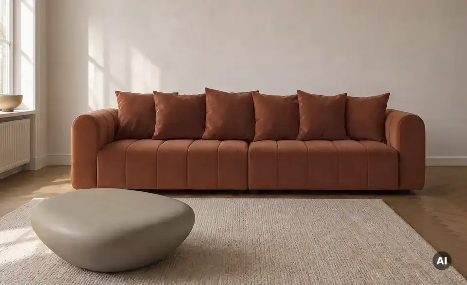 Big Sofa Maila, in Wohnsituation