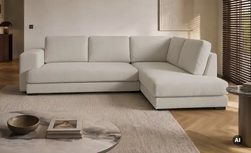 Ecksofa Alva, in Wohnsituation
