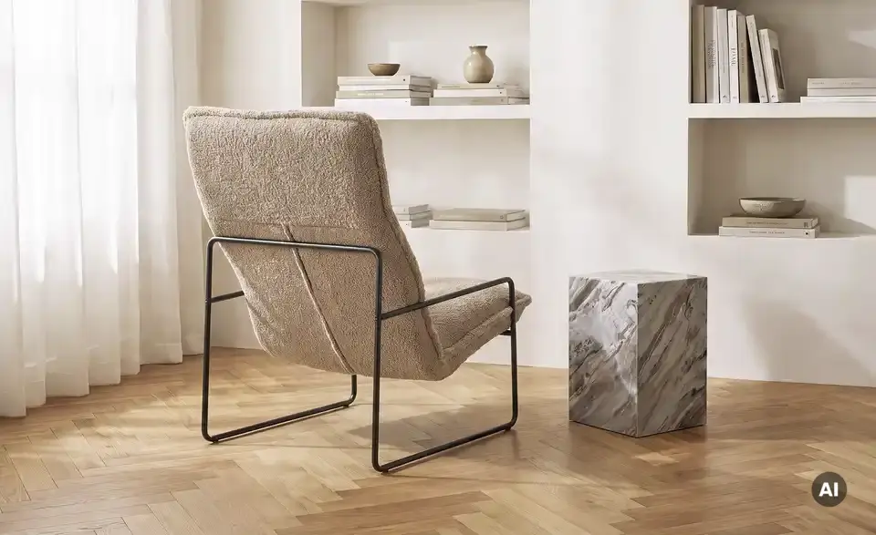 Sessel Fine, Rückansicht