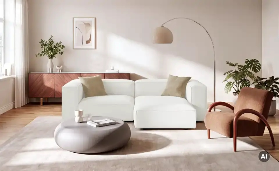 Ecksofa Noé, in Wohnsituation
