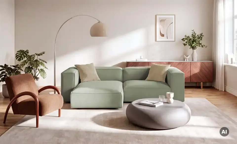 Ecksofa Noé, in Wohnsituation