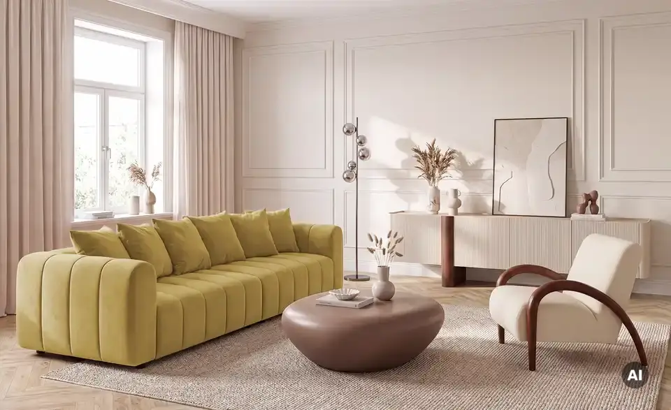 Big Sofa Maila, in Wohnsituation