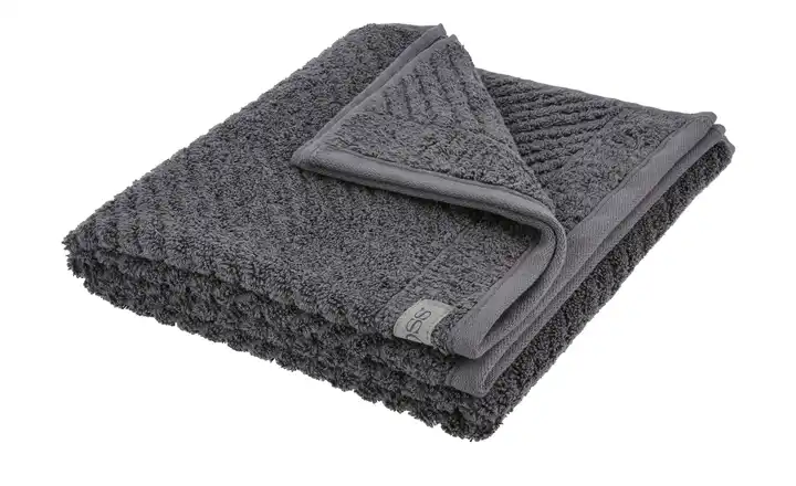 COIPRO Halsausschnitt-Handtuch 50x90 Cm Anthrazit – Friseurqualität, Doppelschlingig, Für Dauerwelle & Coloration
