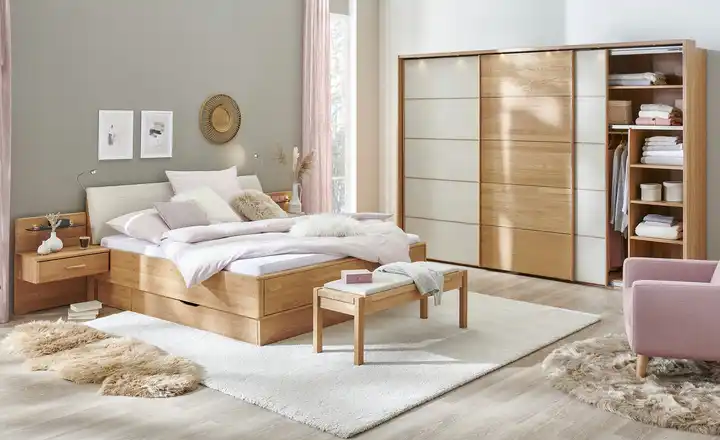 Woodford Bettanlage mit Bettschubkästen