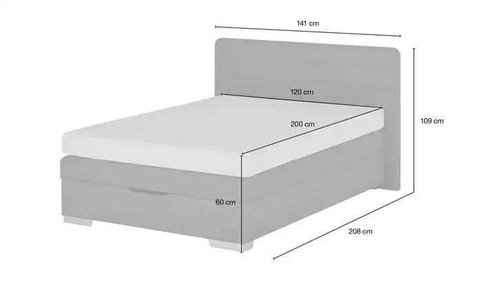 Boxspringbett 120x200 cm Bei Möbel Kraft online kaufen