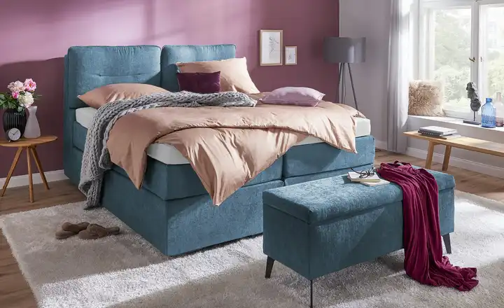 Wohnwert Boxspringbett mit Bettkasten Dormian Besta