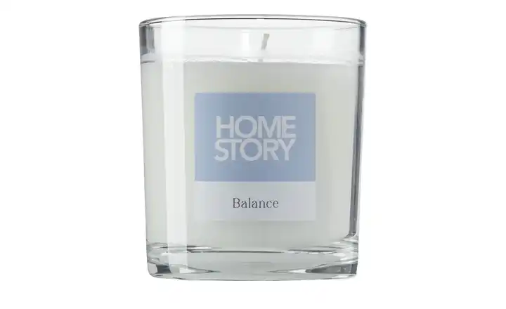 HOME STORY Duftkerze im Glas 