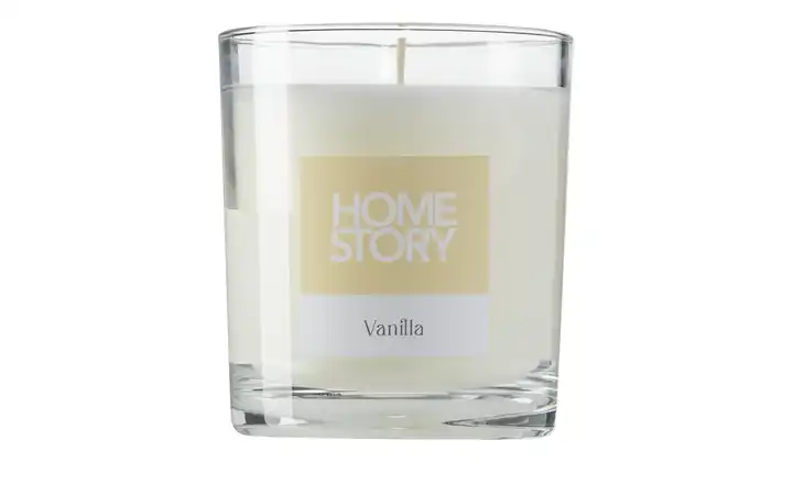 HOME STORY Duftkerze im Glas 