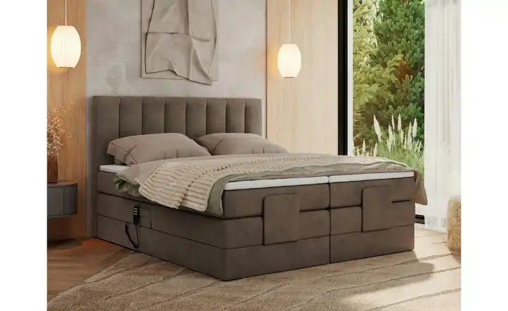 Boxspringbett 180x200 Mit Motor Und Bettkasten 1
