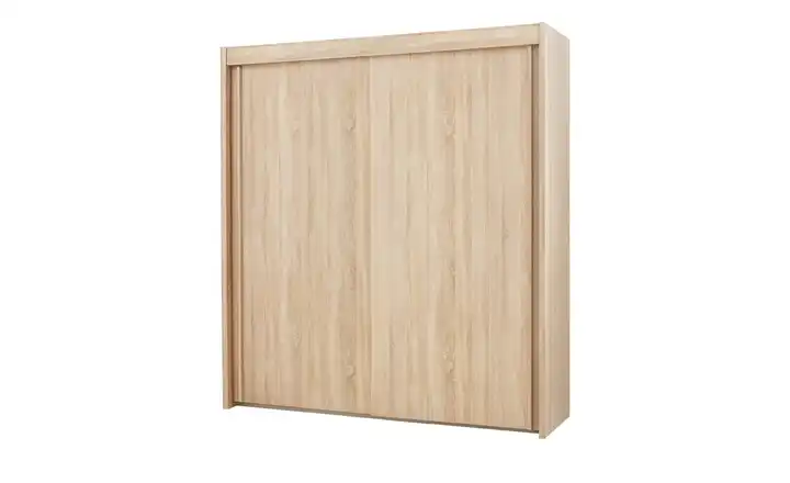 Schwebetürenschrank 2-türig 201 cm Eiche Sonoma (Nachbildung) ohne Spiegel