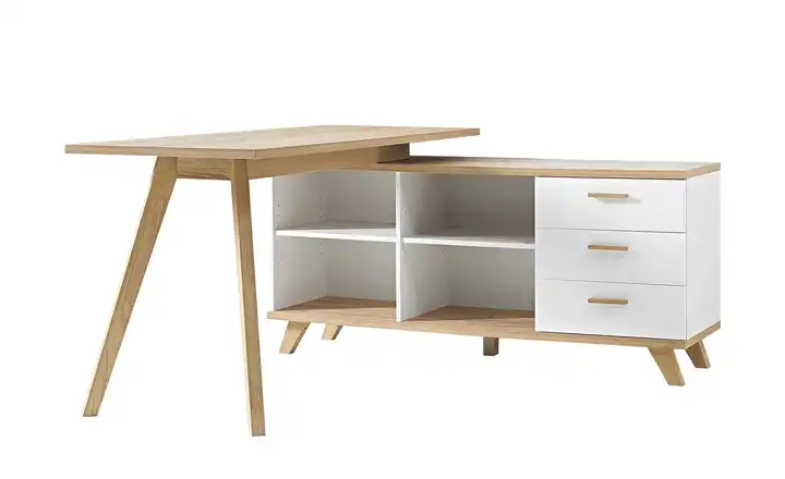  Schreibtisch mit Sideboard 