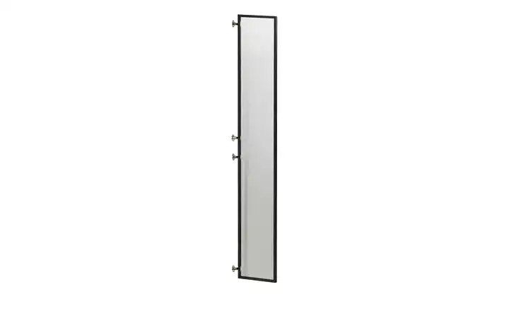  Glastür mit Metallrahmen  