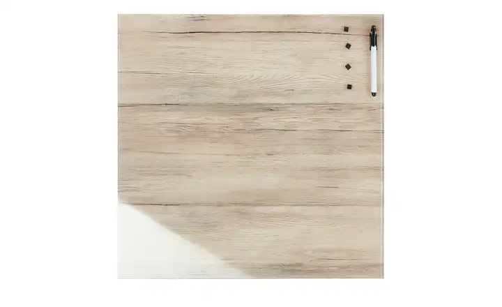  Memoboard 50x50 cm  Wood (Braun)