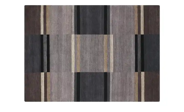 Handgeknüpfter Naturteppich Sensation Silk Soya 120x180 cm Dunkelgrau