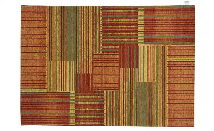 Tom Tailor Webteppich 290 cm 190 cm 190x290 cm Rostrot