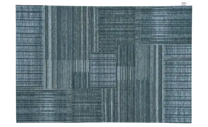 Tom Tailor Kurzflorteppich Living Türkis 155x230 cm