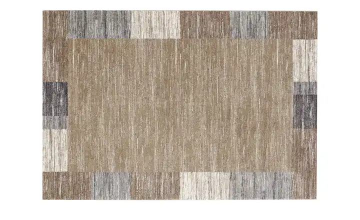 meinTeppich Kurzflorteppich Beige, Braun 120x170 cm