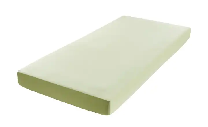 como Boxspring-Stretch-Spannbettlaken Uni Jersey 3700 180x200 cm Limettengrün