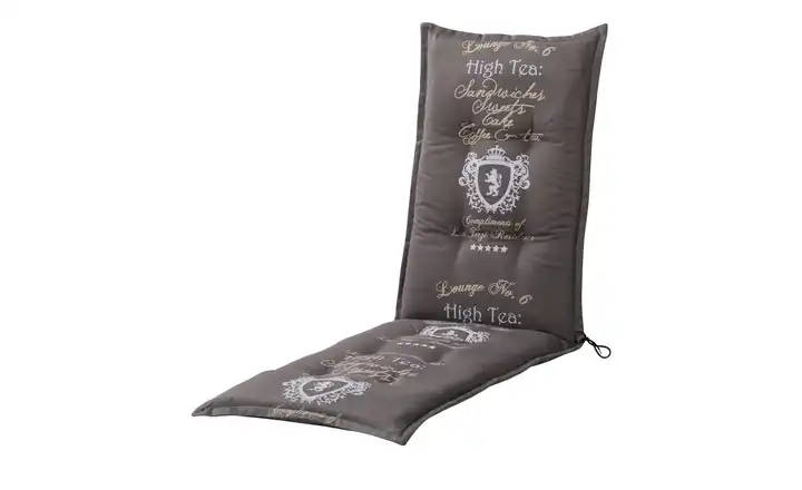 GO-DE Auflage High Tea Stone Relaxsesselauflage Steingrau