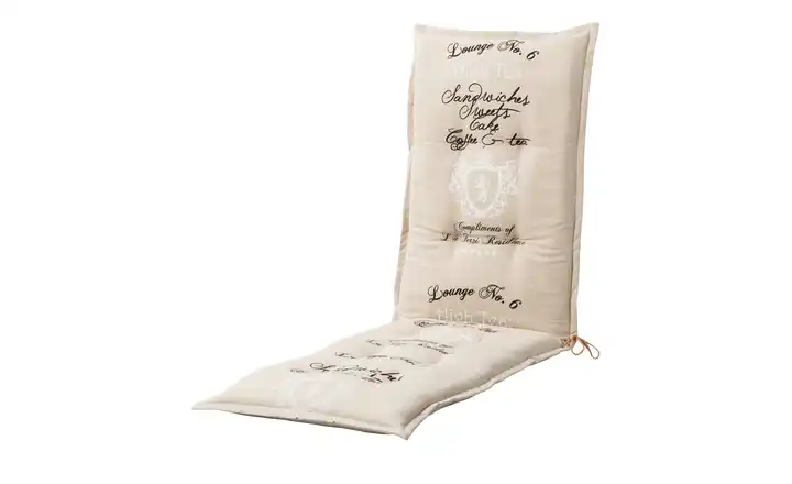 GO-DE Auflage High Tea Sand Relaxsesselauflage Beige, Sand